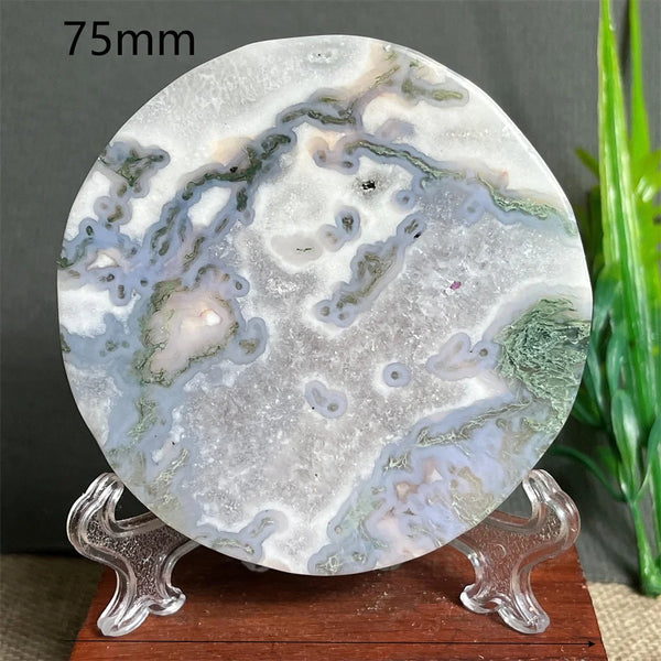 Green Moss Agate Plate-ToShay.org