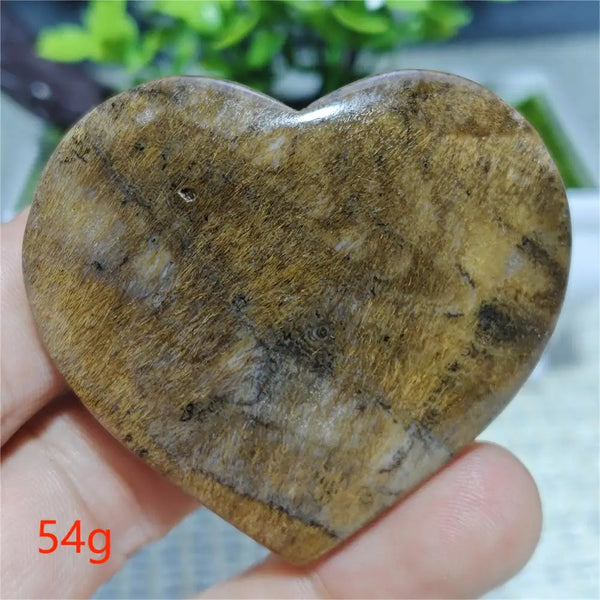 Black Hair Agate Heart-ToShay.org