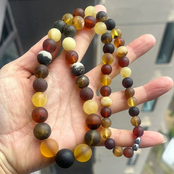 Yellow Amber Necklace-ToShay.org