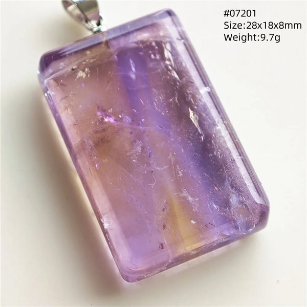 Purple Yellow Ametrine Pendant-ToShay.org