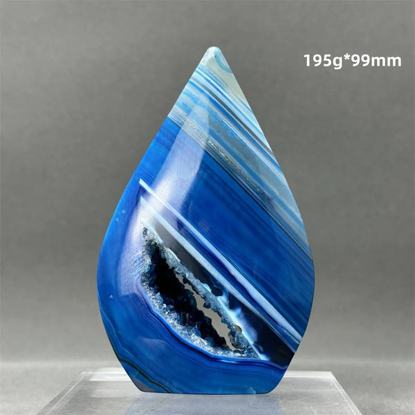 Blue Agate Torch-ToShay.org