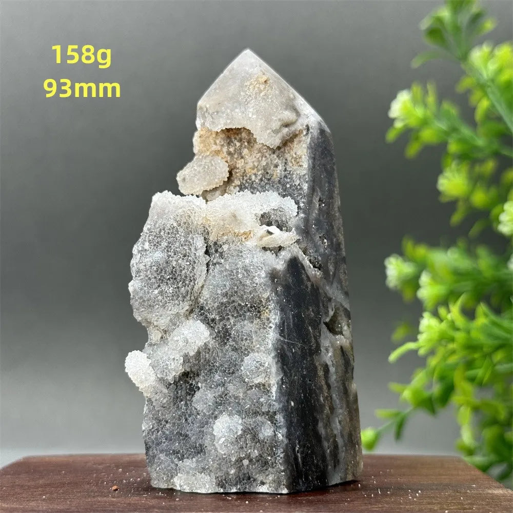 Purple Sphalerite Geode Obelisk-ToShay.org