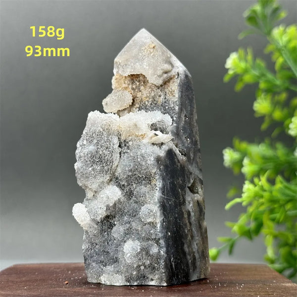 Purple Sphalerite Geode Obelisk-ToShay.org