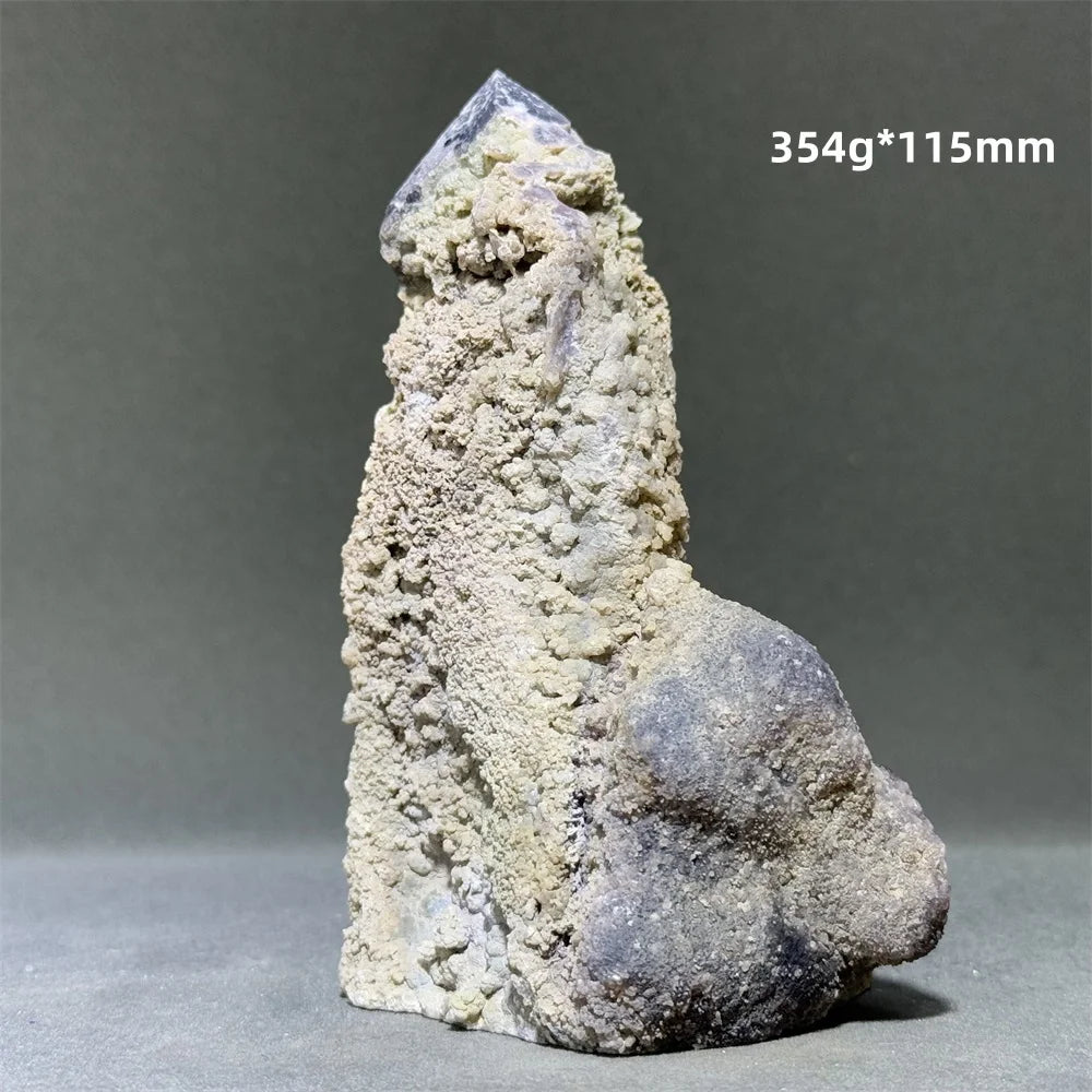 Purple Grape Agate Quartz Tower-ToShay.org