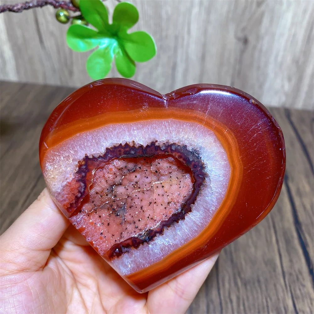 Orange Carnelian Agate Heart-ToShay.org
