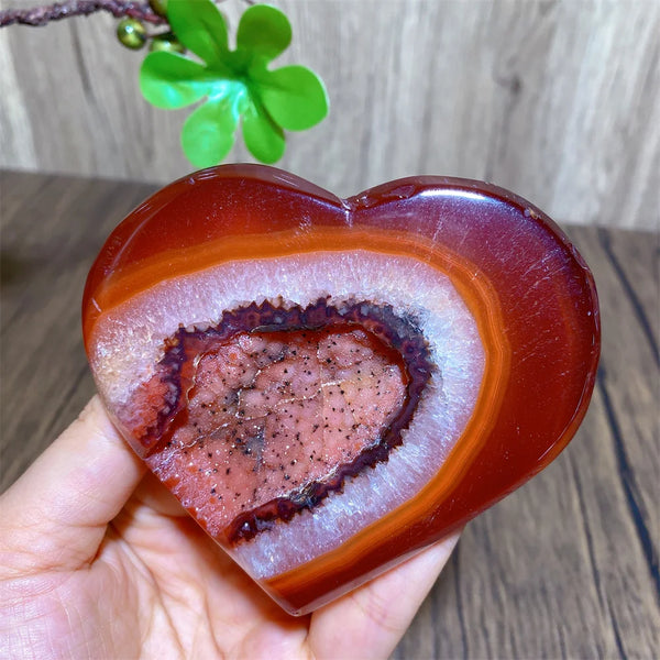 Orange Carnelian Agate Heart-ToShay.org