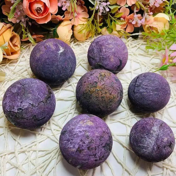 Purpurite Quartz Ball-ToShay.org