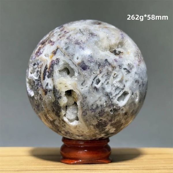 Purple Sphalerite Ball-ToShay.org
