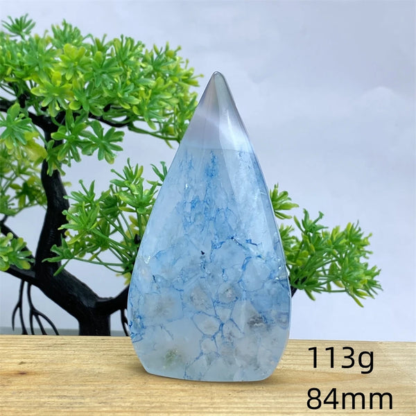 Blue Agate Torch-ToShay.org