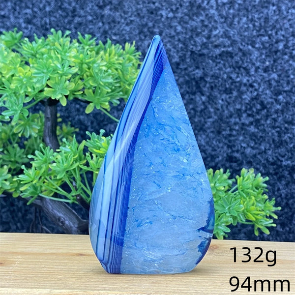 Blue Agate Torch-ToShay.org