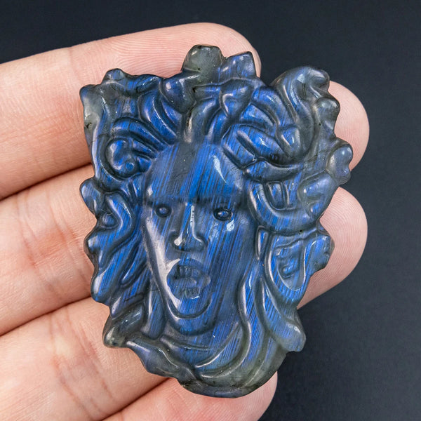 Blue Labradorite Medusa Plate-ToShay.org