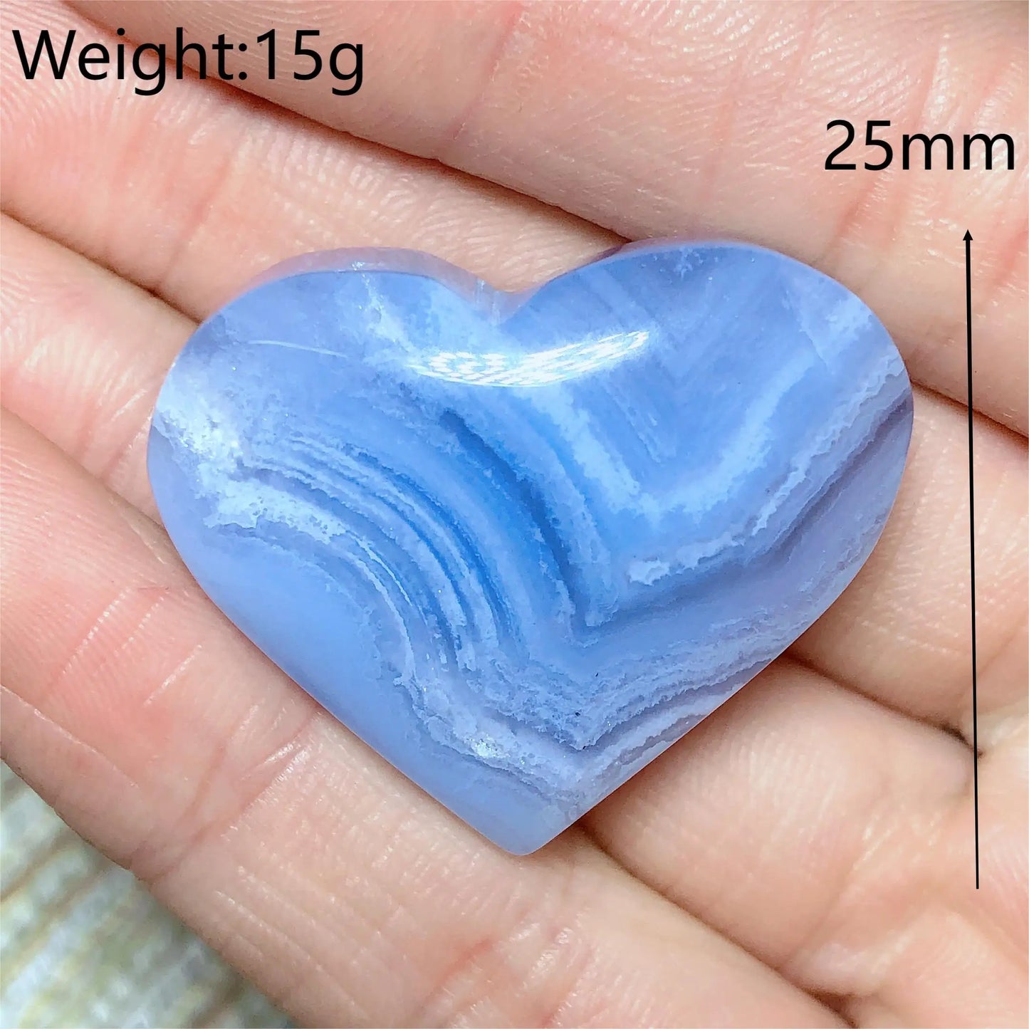 Blue Lace Agate Heart-ToShay.org