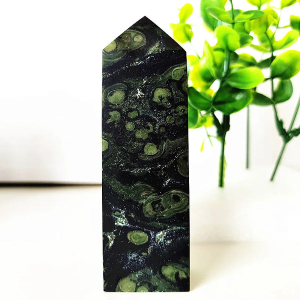 Green Peacock Eye Wand-ToShay.org