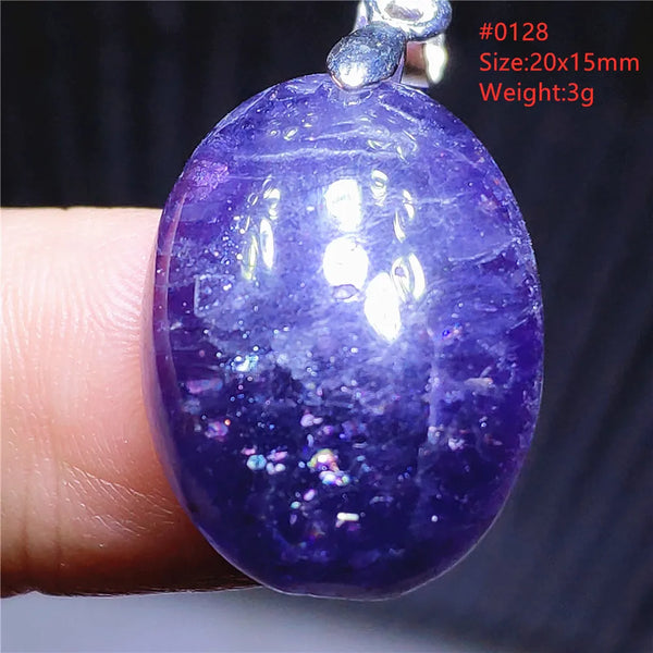 Blue Blood Red Lolite Pendant-ToShay.org