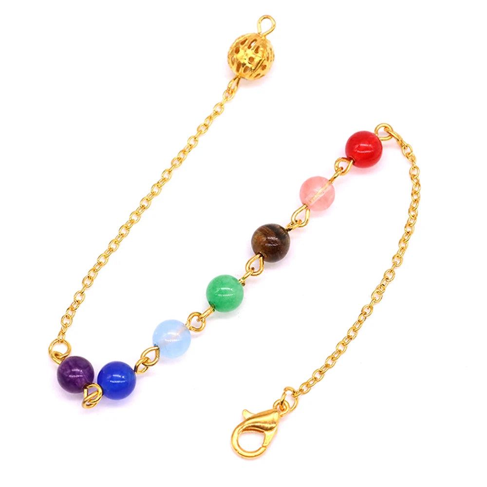 Chakra Bead Pendulum Chain-ToShay.org