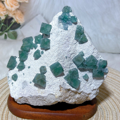 Green Fluorite Crystal-ToShay.org