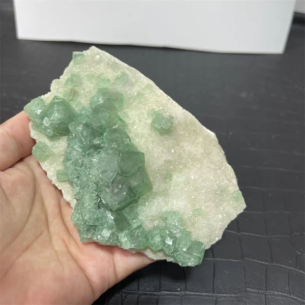 Green Fluorite Rough Crystals-ToShay.org