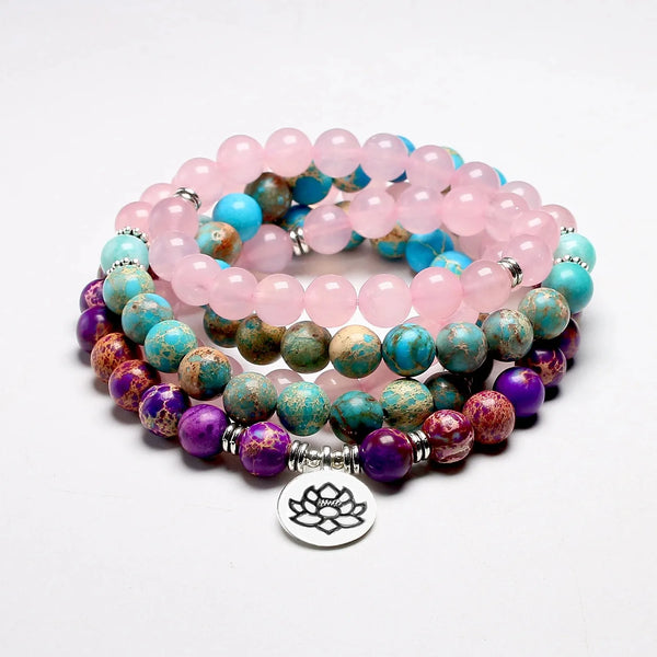Mixed Crystal Mala Bracelets-ToShay.org
