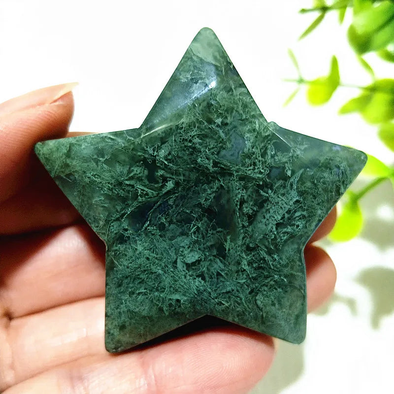 Green Moss Agate Star-ToShay.org