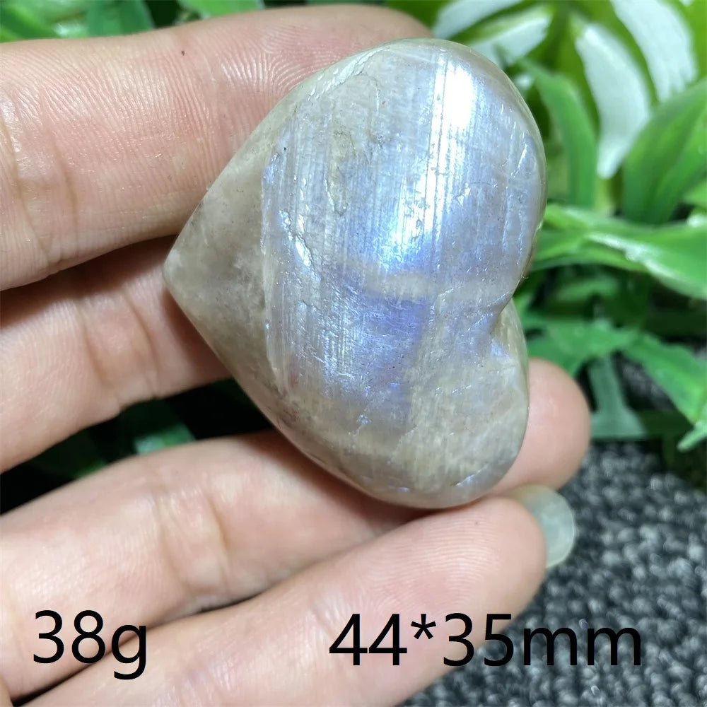 Blue Moonstone Heart-ToShay.org