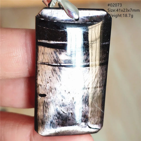 Black Hypersthene Pendant-ToShay.org