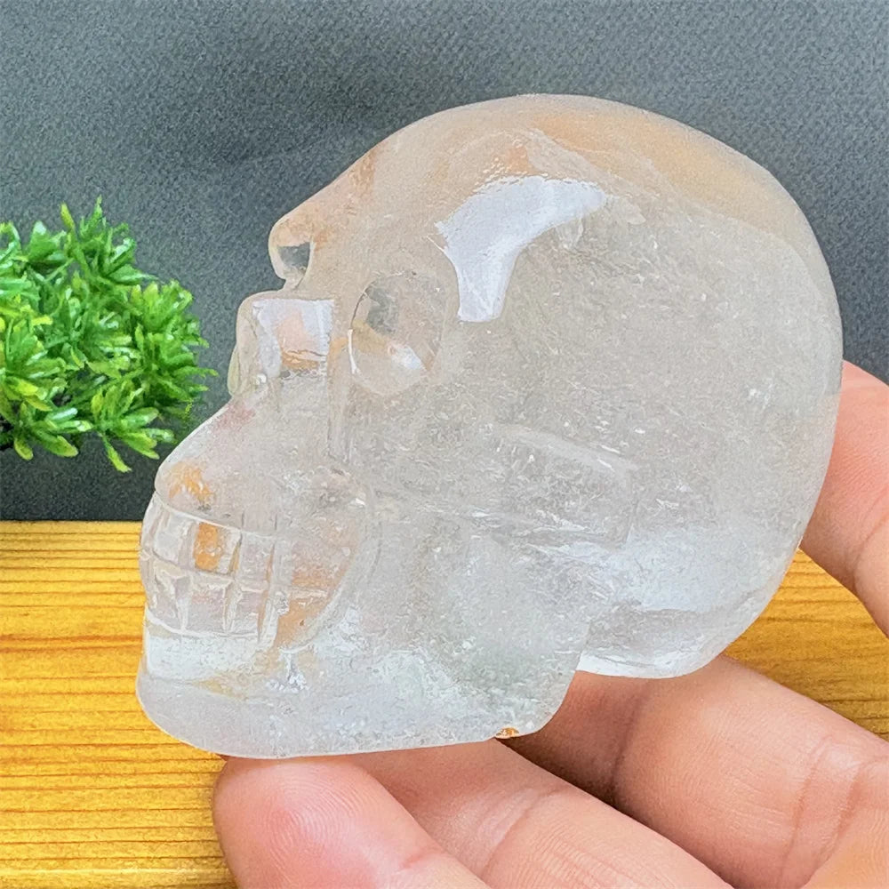 White Quartz Crystal Skull-ToShay.org