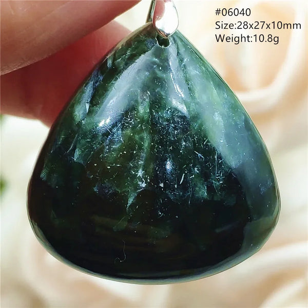 Green Seraphinite Pendant-ToShay.org