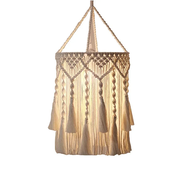 Macrame Lampshade-ToShay.org