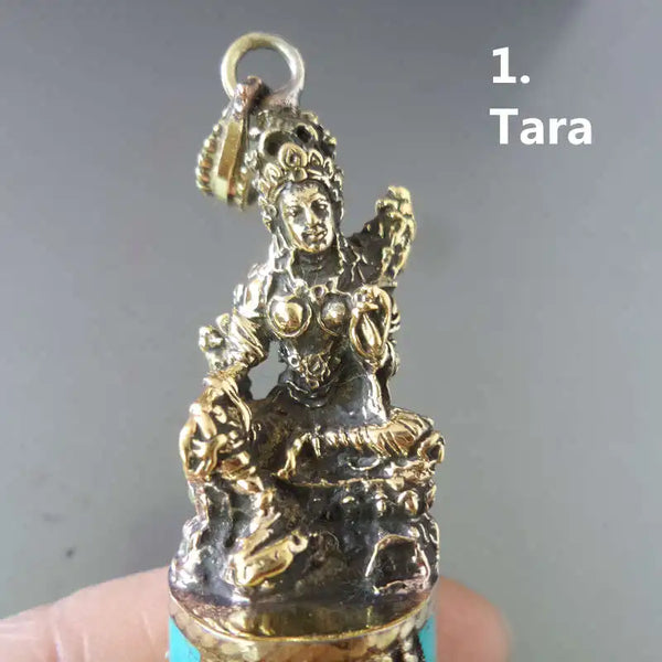 Brass Buddha Pendants-ToShay.org