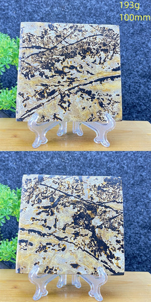 Blue Landscape Painting Slices-ToShay.org