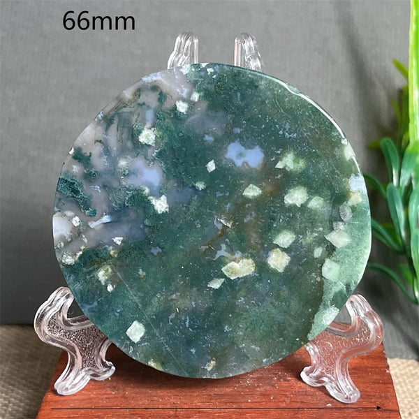 Green Moss Agate Plate-ToShay.org