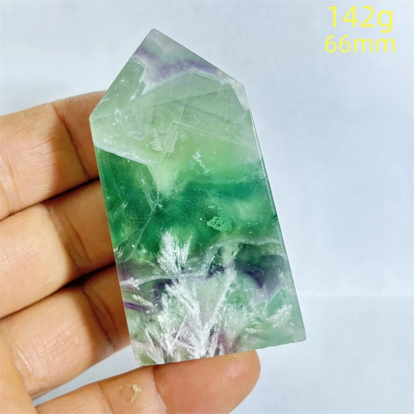 Rainbow Fluorite Crystal Point-ToShay.org