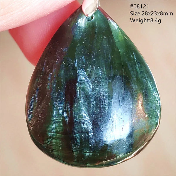 Green Seraphinite Pendant-ToShay.org