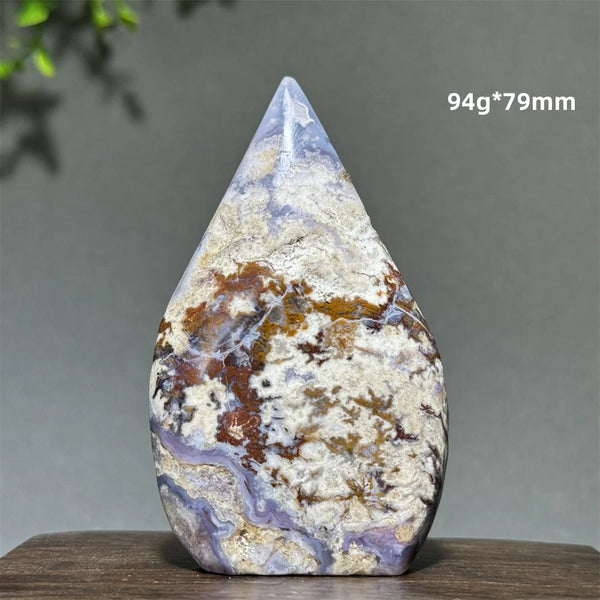 Blue Cherry Agate Torch-ToShay.org