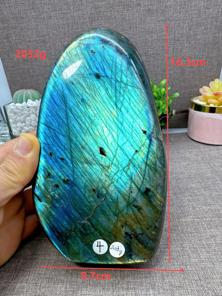 Blue Labradorite Crystal-ToShay.org
