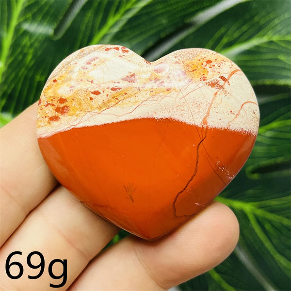 Red Jade Agate Heart-ToShay.org