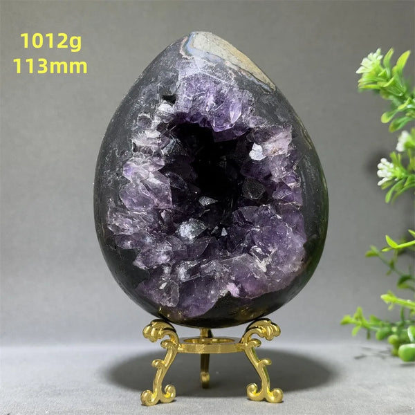 Purple Amethyst Cluster Egg-ToShay.org