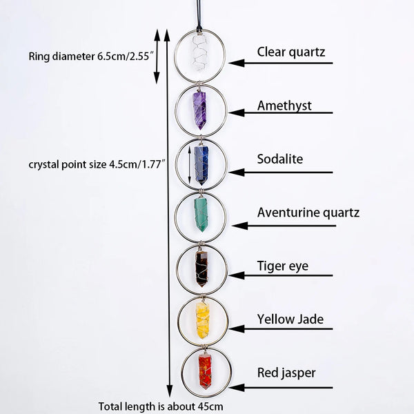 Chakra Crystal Suncatcher-ToShay.org