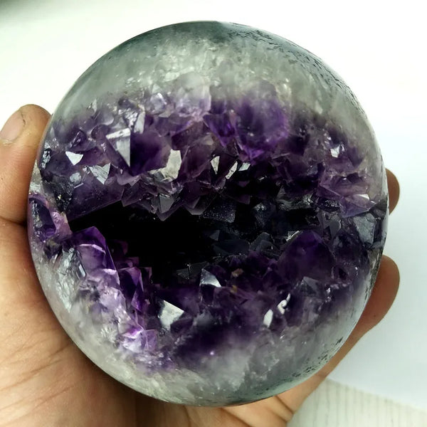 Purple Amethyst Geode Ball-ToShay.org