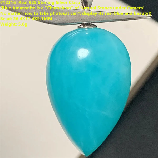Blue Amazonite Pendants-ToShay.org