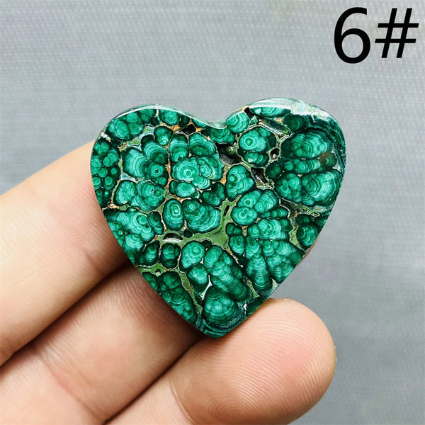 Green Malachite Hearts-ToShay.org