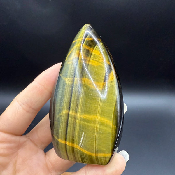 Blue Tiger Eye Stone Torch-ToShay.org