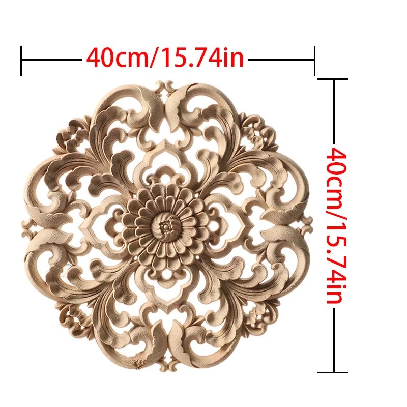 Wood Carved Flower Panel-ToShay.org