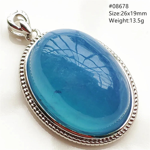 Blue Aquamarine Pendant-ToShay.org