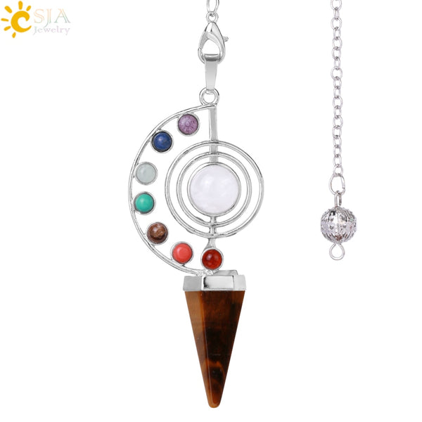 Mixed Crystal Dowsing Pendulum-ToShay.org