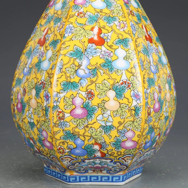 Yellow Flower Vase-ToShay.org
