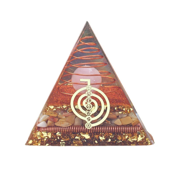 Energy Orgonite Pink Pyramid-ToShay.org