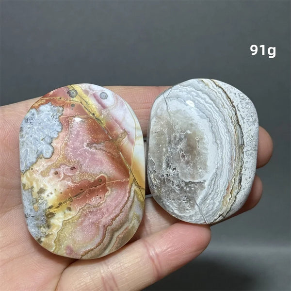 Red Agate Palm Stone-ToShay.org
