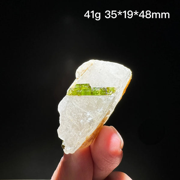 Green Tourmaline Crystal-ToShay.org
