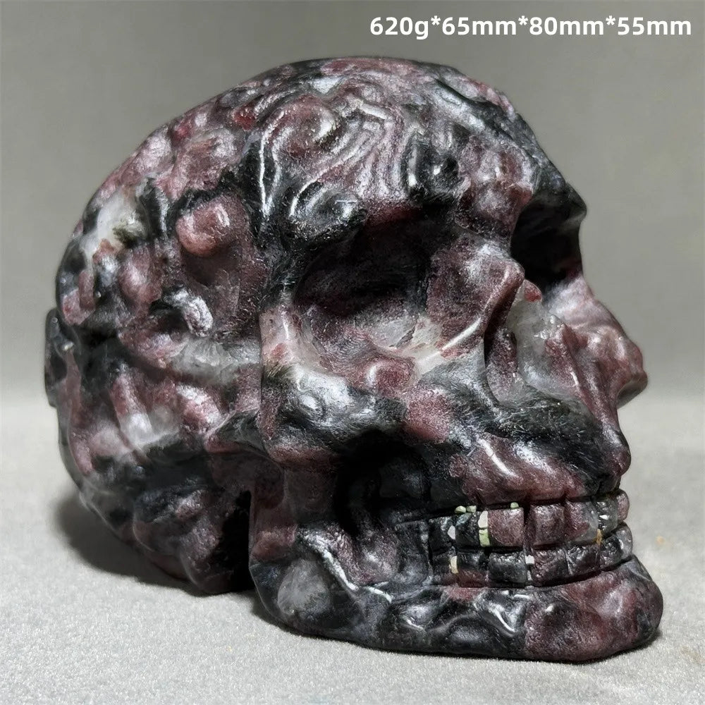 Red Garnet Symbiotic Skull-ToShay.org